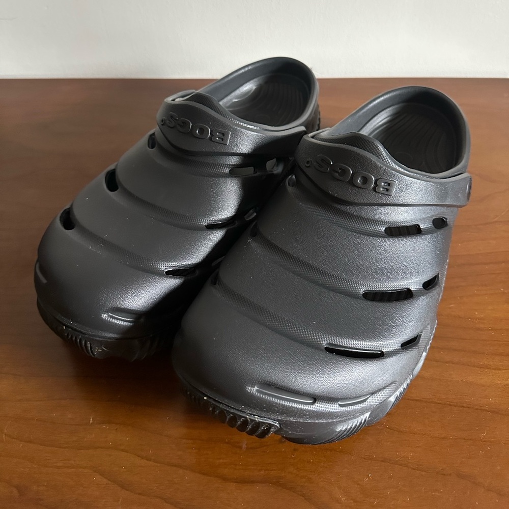 Bogs Boga Clogs Black | Waterproof EVA Slip-On Comfort Shoes | Womens 13 Mens 11